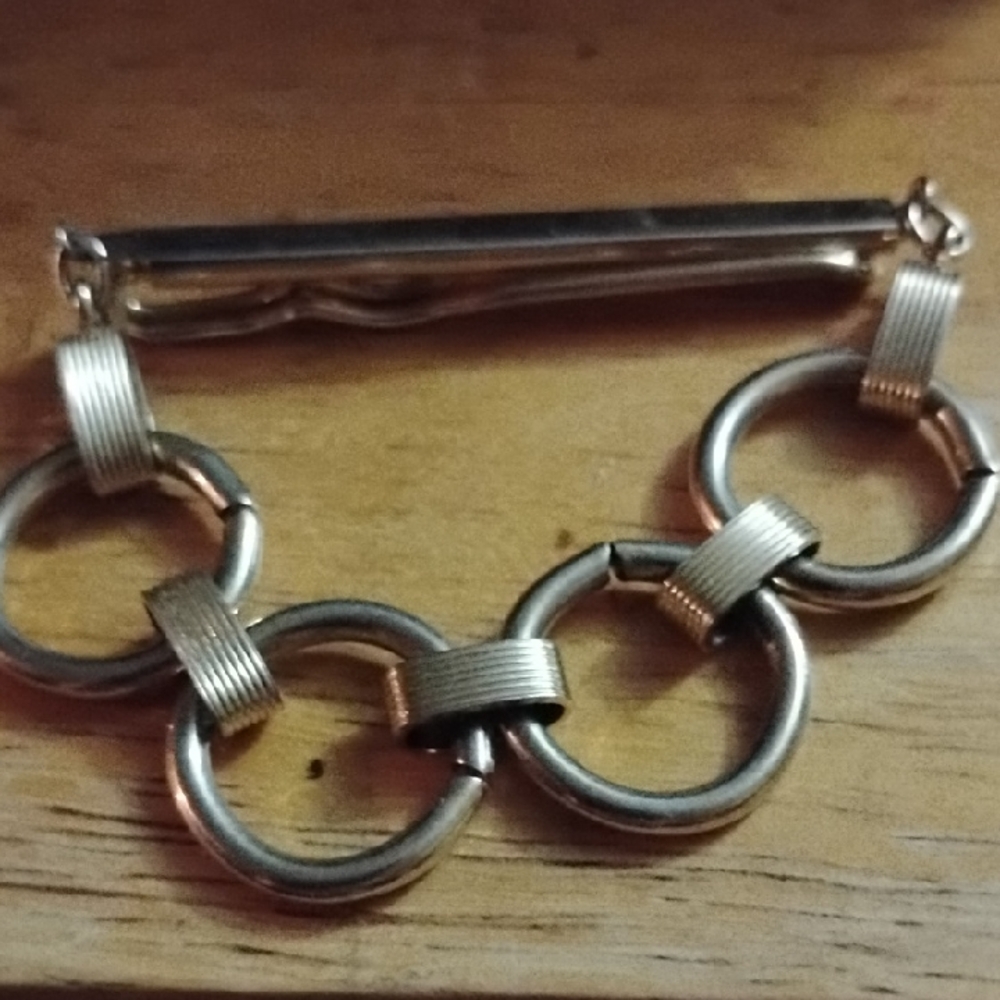 Vintage Chain Link Tie Clip